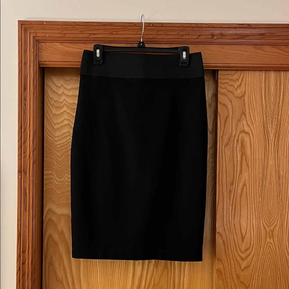 INC International Concepts Classic Black Pencil Skirt